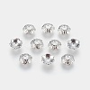 6-Petal Tibetan Style Alloy Flower Bead Caps LS-TIBE-S220-P-RS-2