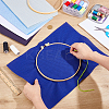 6Pcs 6 Colors Cotton Rectangle Cross-Stitch Fabric AJEW-PH0006-55-3