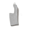 Opaque Resin Pendants RESI-A019-02E-2