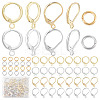 CREATCABIN 24 Pairs 4 Style Brass Leverback Earring Findings DIY-CN0002-60-1