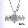 Mother's Day Mother's Day Simple and Stylish European and American Alloy Word Mom Pendant Necklace for Women LU8989-2-1