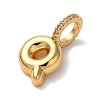 Brass Micro Pave Cubic Zirconia Pendants KK-K345-13Q-G-2