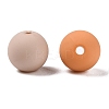 Rubberized Style Imitated Silicone Acrylic Beads MACR-T048-01C-04-2