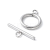 304 Stainless Steel Toggle Clasps STAS-F040-40D-P-2