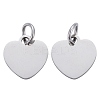 Anti-Tarnish 304 Stainless Steel Stamping Blank Tag Charms STAS-I311-18P-1