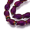 Electroplate Glass Beads Strands X1-EGLA-T025-03B-3