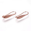 Brass Earring Hooks KK-L177-26-2