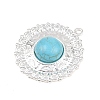 Synthetic Turquoise Pendants LS-STAS-H253-01D-S-2