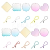 20Pcs 10 Style Acrylic Blank Pendants DIY-CJC0002-012-1