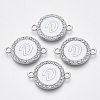 Alloy Enamel Links Connectors ENAM-TAC0003-01S-04D-1