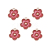 Light Gold Plated Alloy Enamel Charms ENAM-CJC0003-13G-08-1