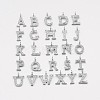 Brass Micro Pave Cubic Zirconia Pendants ZIRC-F008-1