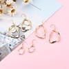 Alloy Twisted Ring Dangle Earring Sets EJEW-JE04503-8