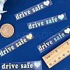 Laser PVC Drive Safe Self Adhesive Car Stickers STIC-WH0013-09B-3