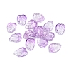 Two-Tone Transparent Glass Charms GLAA-H016-15M-1