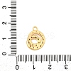 Brass Micro Pave Cubic Zirconia Pendants KK-C117-12G-G-3