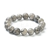 Natural Map Stone Beaded Stretch Bracelets BJEW-A117-E-08-2