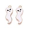 Halloween Theme Alloy Enamel Pendants PALLOY-N176-41A-RS-1