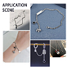 24Pcs 12 Colors 304 Stainless Steel Charms STAS-UN0029-95-6