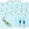 Unicraftale 80Pcs 4 Style 304 Stainless Steel French Hooks with Coil and Ball STAS-UN0055-63-5