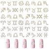 72Pcs 2 Colors 12 Styles Alloy Rhinestone Cabochons MRMJ-CA0001-53-1