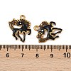 304 Stainless Steel Enamel Pendants STAS-Z140-02G-02-3