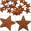 90Pcs 3 Styles Star Rust Iron Big Pendants IFIN-GF0001-13A-5