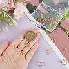 20Pcs Brass Vortex Clip-on Earring Findings KK-BBC0011-05-3