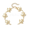 Ocean 304 Stainless Steel Turtle Link Chain Bracelet Making AJEW-JB01550-1