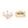 Brass Connector Charms KK-F855-16G-1