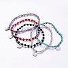 304 Stainless Steel Charm Bracelets BJEW-JB02462-1