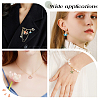 24Pcs 4 Style Zinc Alloy Enamel Pendants ENAM-SC0002-52-6