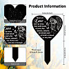 Acrylic Garden Stake AJEW-WH0365-033-3