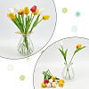 3Pcs Stainless Steel Flower Arrangement Insert Lids with 6Pcs Alligator Hair Clip Findings FIND-WR0011-48B-4