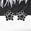 304 Stainless Steel Stud Earrings for Women EJEW-F361-12P-4
