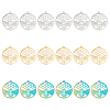 18Pcs 3 Colors 304 Stainless Steel Pendant STAS-DC0012-39-1