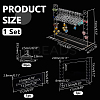 Coat Hanger Removable Acrylic Earring Displays EDIS-WH0041-02A-01-2
