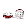 Brass Rhinestone Spacer Beads RB-A014-L6mm-21S-3