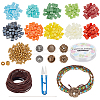  DIY Tile Bracelet Making Kit DIY-NB0009-74-1
