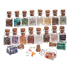 19Pcs Various Gemstone No Hole Chips in Bottles G-PH0034-50-1
