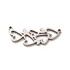 Non-Tarnish 201 Stainless Steel Pendants LS-STAS-B037-03P-2