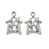 Rack Plating Alloy Pendants PALLOY-S139-005-RS-2