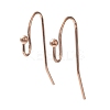 Ion Plating(IP) 316 Stainless Steel Earring Hooks STAS-E145-09RG-1