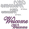 Carbon Steel Cutting Dies Stencils LS-DIY-WH0170-133-1