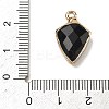Natural Black Onyx(Dyed & Heated) Pendants G-K422-01G-07-3