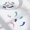 12Pcs 6 Styles Rack Plating Alloy Enamel Pendants ENAM-LP0001-48B-1