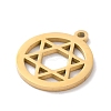 304 Stainless Steel Pendants STAS-S149-10G-2