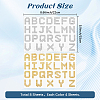 8 Sheets 2 Style Letter A~Z Acrylic Hotfix Rhinestone DIY-CP0012-54B-2