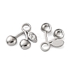 304 Stainless Steel Pendants STAS-P440-03P-2