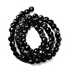 Natural Banded Agate(Dyed & Heated) Beads Strands G-C179-A6mm-21-3
